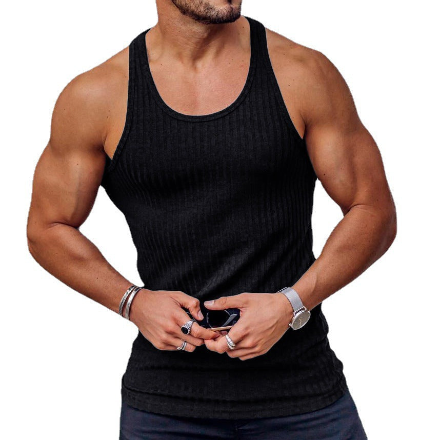 Herren Tanktop Sportlich Atmungsaktiv Leicht