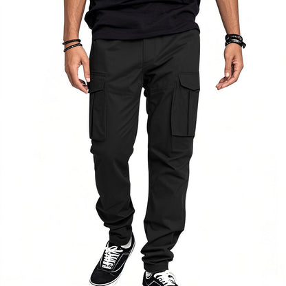 Herren Cargo-Hose Vieltaschig Flexibel Bequem