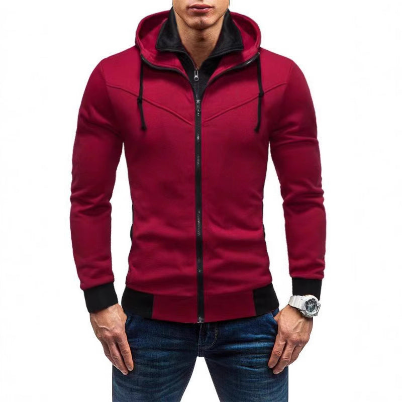 Herren Sportpullover Kapuzenpulli Hochwertig Reißverschluss