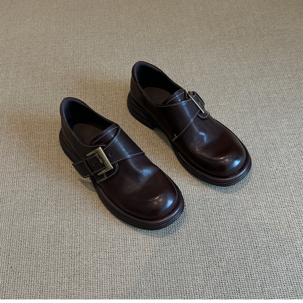 Damen Slipper mit Schnalle Elegant Warm