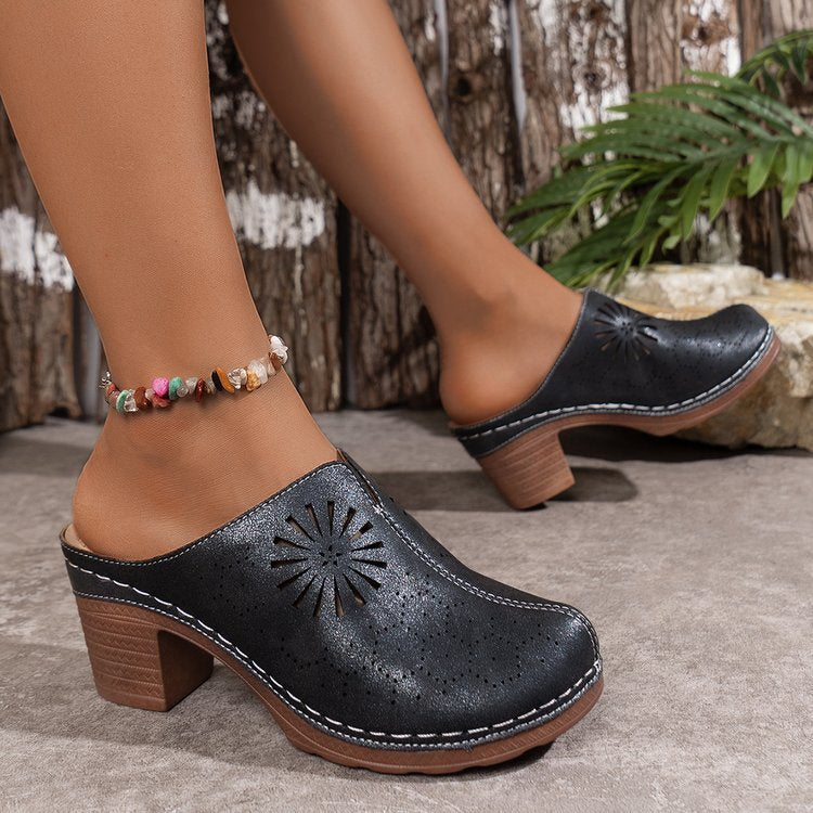 Damen Clogs Offen Elegant Berlin Style