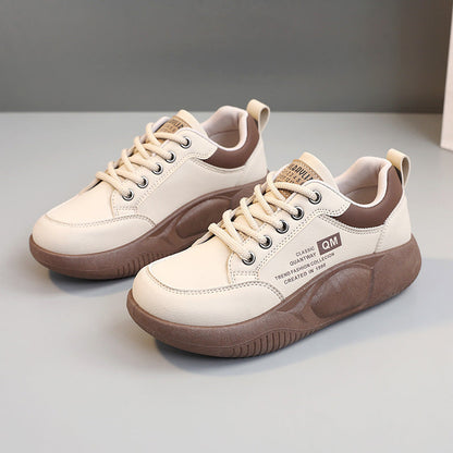 Damen Sneaker Sportlich Laufsohle Weich