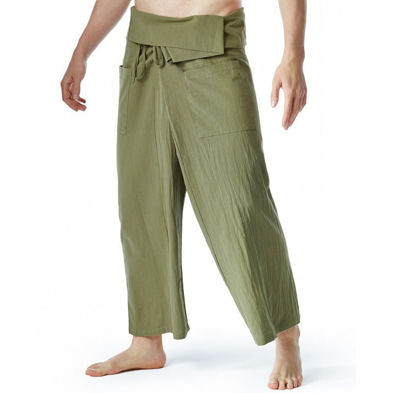 Herren Wickelhosen Modern Lässig Bequem