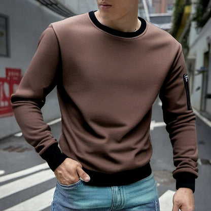 Herren Sportshirt Sweatshirt Casual Modern