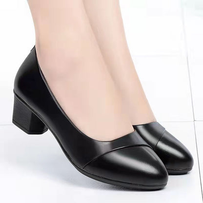Damen Pumps mit Blockabsatz Komfortabel Heidi Stil - BerlinGlamour