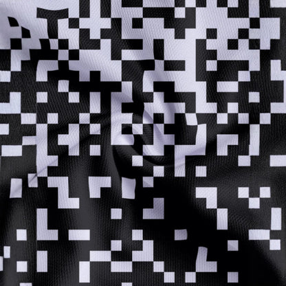 Herren Poloshirt Kurzarm Pixelmuster Modern Berlin
