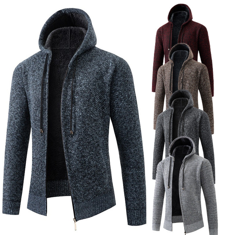 Herren Hoodie Kuschelig Weich Mit Innenfutter - BerlinGlamour