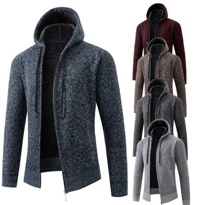 Herren Hoodie Kuschelig Weich Mit Innenfutter - BerlinGlamour