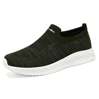 Damen Sneaker Komfort Bequem Elastisch Rutschfest