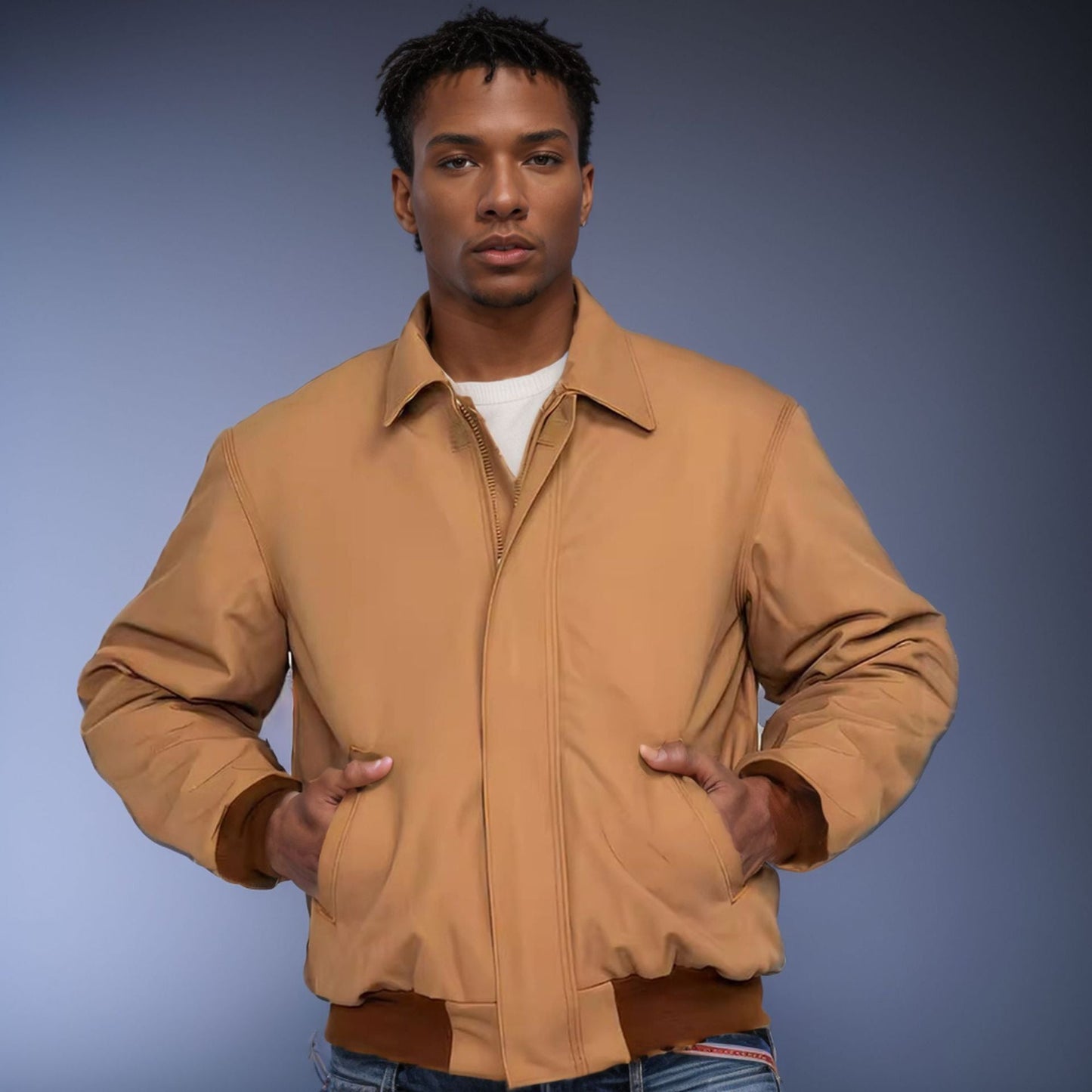 Herren Übergangsjacke Leicht Warm mit Weichem Innenfutter - BerlinGlamour