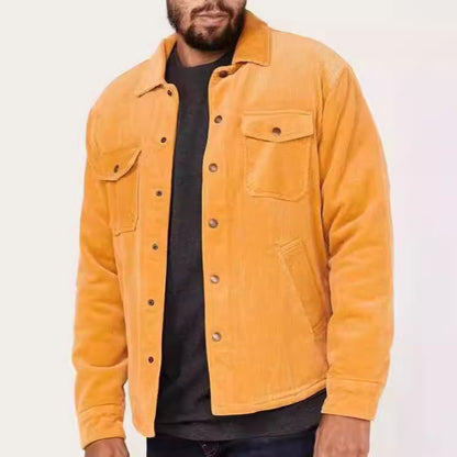 Herren Cordjacke Warm Gefüttert Praktisch