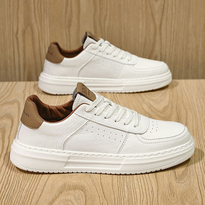 Damen Leder Sneaker Weich atmungsaktiv Schwarz