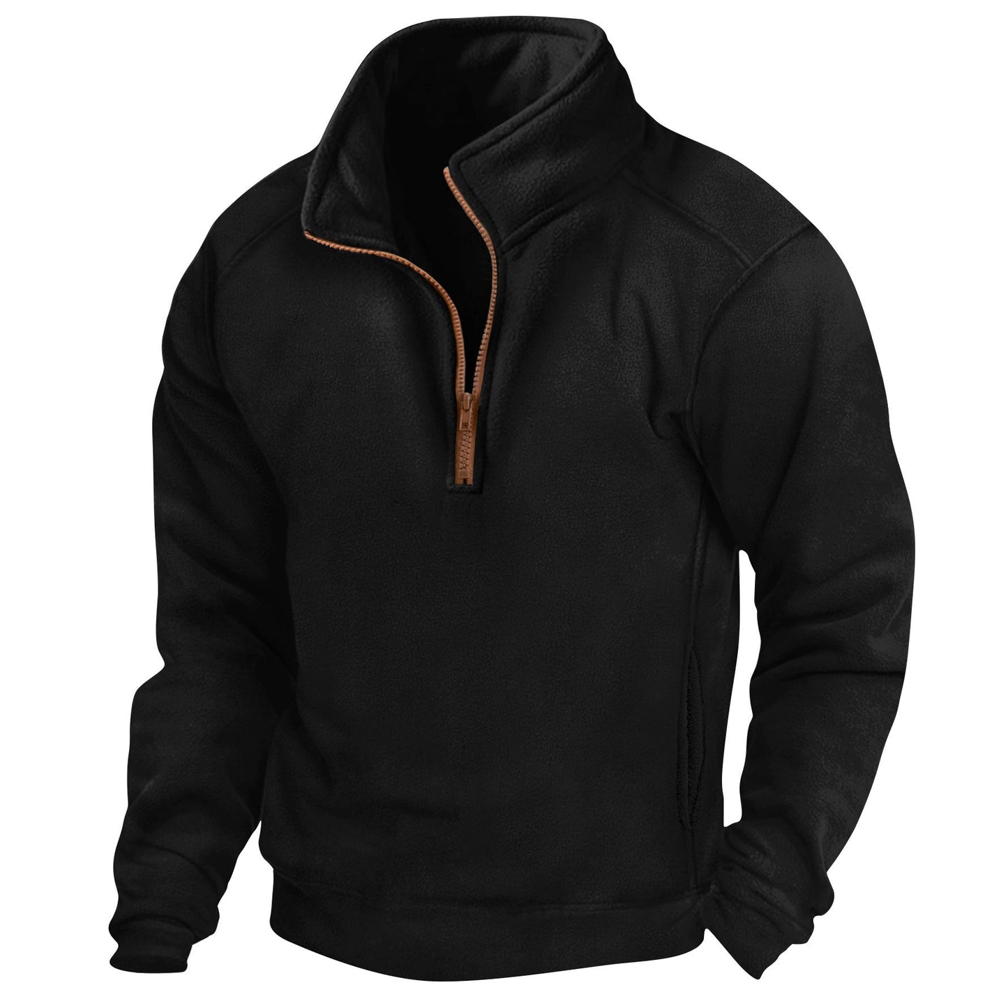 Herren Fleecejacke Robust Warm Reißverschluss - BerlinGlamour