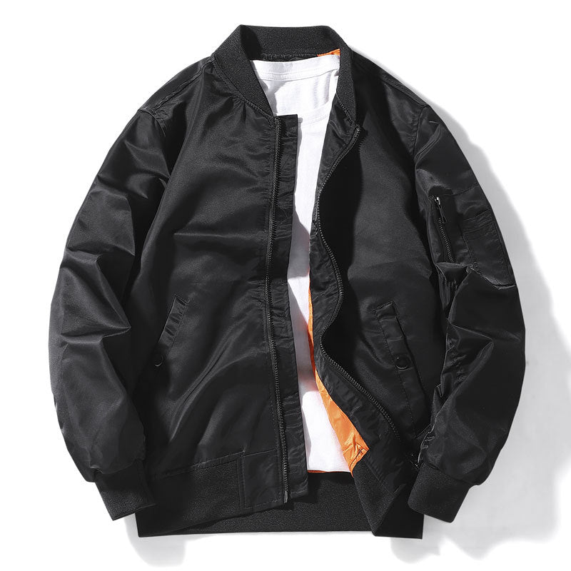 Herren Bomberjacke Sportlich Strapazierfähig Modern