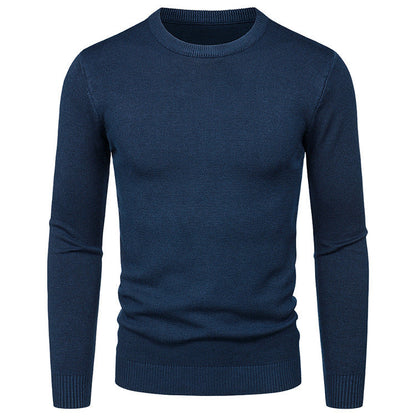 Herren Pullover Weich Rundhals Modern