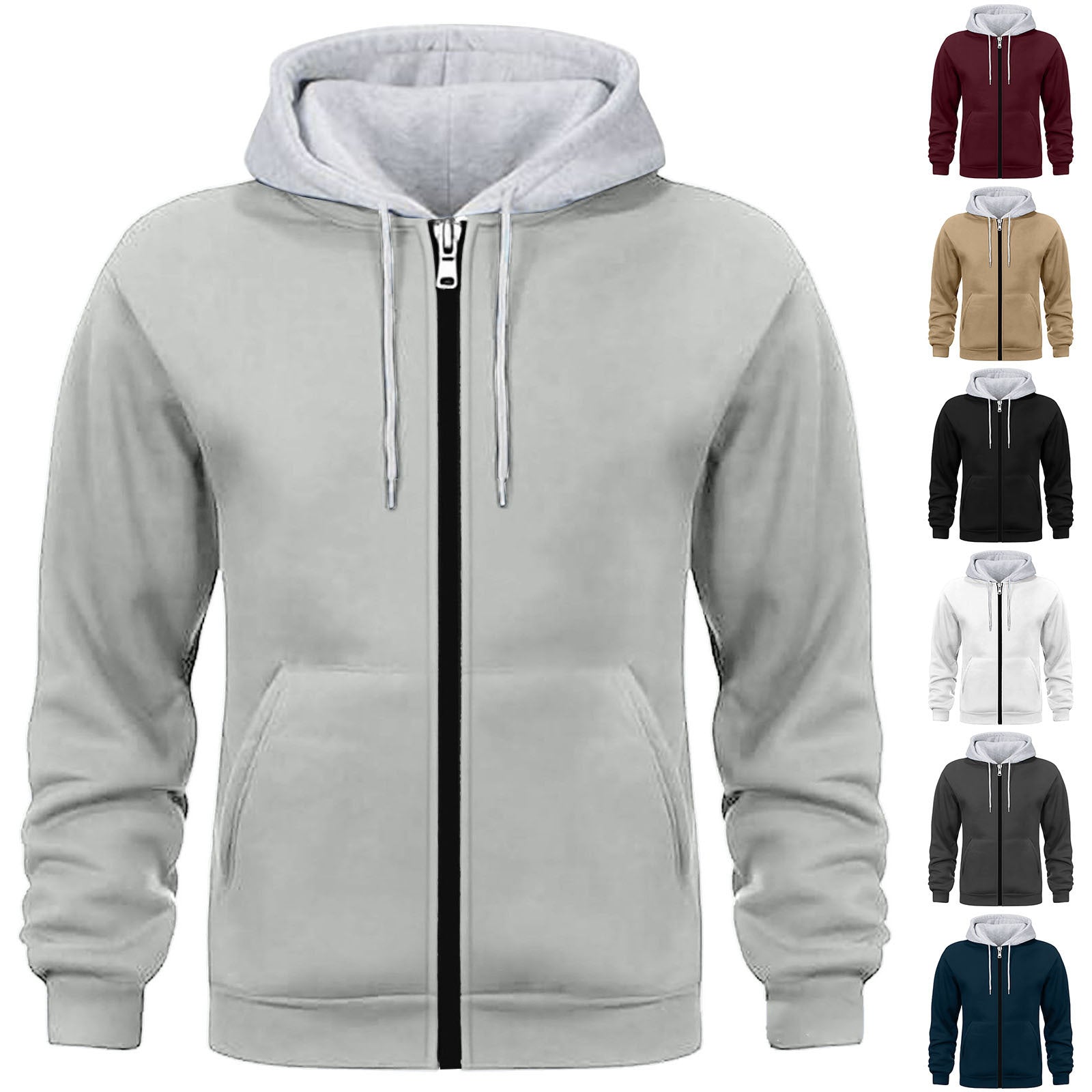 Herren Kapuzenjacke Doppellagig Warm Wasserabweisend - BerlinGlamour