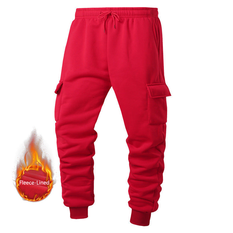 Herren Cargo-Hose Fleecegefüttert Warm