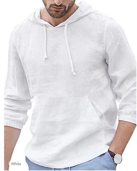 Herren Langarmshirt Vintage Streifen USA Motiv Berlin