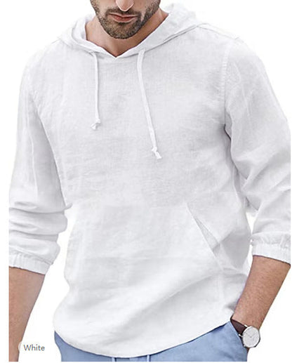 Herren Langarmshirt Vintage Streifen USA Motiv Berlin