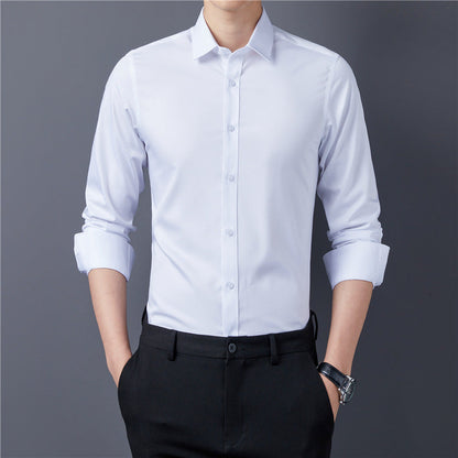 Elegantes Herren Langarmhemd Slim Fit Modern
