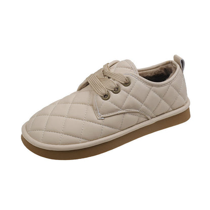 Damen Sneaker Gefüttert Komfortabel Steppmuster Schuhe