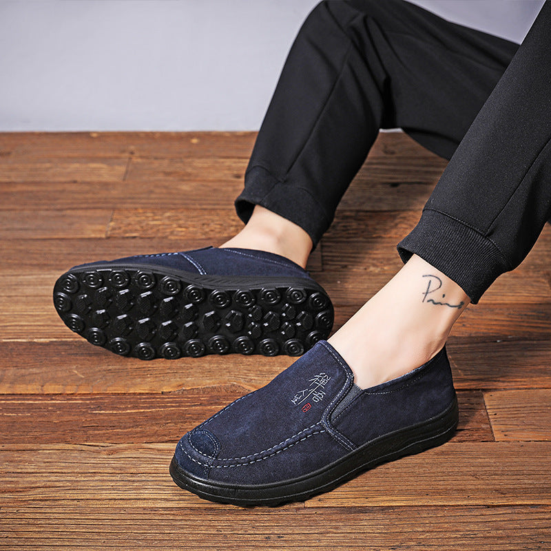 Herren Slipper Wildleder Bequem Komfortschuhe - BerlinGlamour