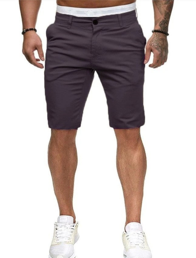 Herren Chino Shorts Elastisch Elegant Modern