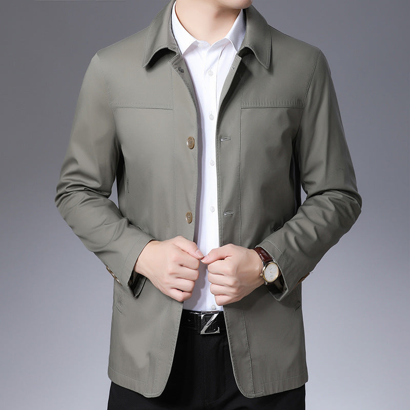 Herren Jacke Modern Klassisch mit Taschen Schnitt - BerlinGlamour