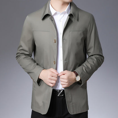 Herren Jacke Modern Klassisch mit Taschen Schnitt - BerlinGlamour
