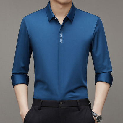 Herren Langarmhemd Modern Feuchtigkeitsregulierend