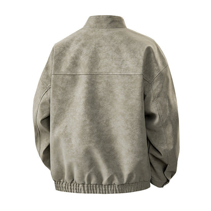 Herren Übergangsjacke mit Brusttaschen und Kragen Modern