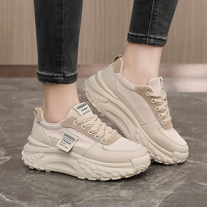 Damen Sneaker Chunky Modisch Bequem Komfortschuhe