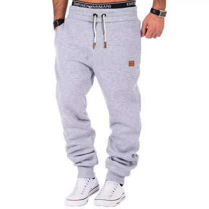 Bequeme Herren Sweathose Elastisch Mit Kordelzug