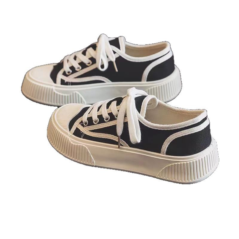 Damen Sneaker Retro Sportlich Canvas Schuhe