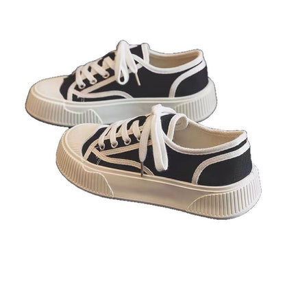 Damen Sneaker Retro Sportlich Canvas Schuhe