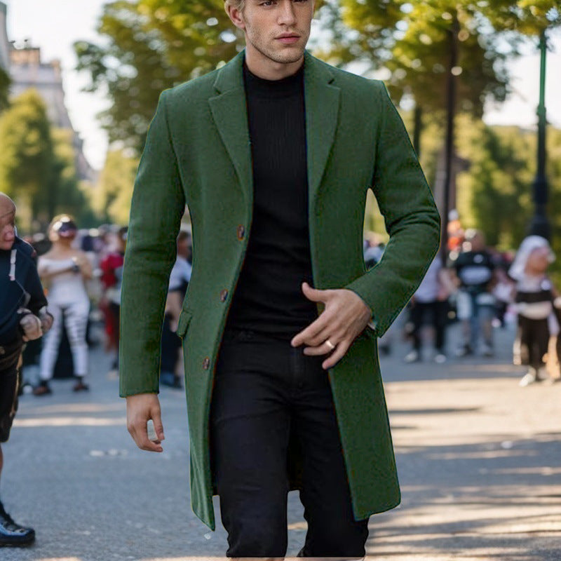 Eleganter Herren Mantel Modern Slim Fit