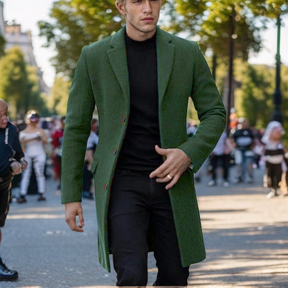 Eleganter Herren Mantel Modern Slim Fit