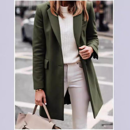 Eleganter Damen Langblazer Modern
