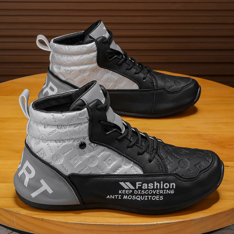 Damen Sneaker Hoch Atmungsaktiv Rutschfest