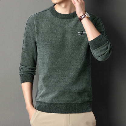 Herren Strickpullover Atmungsaktiv Rundhals Hochwertig