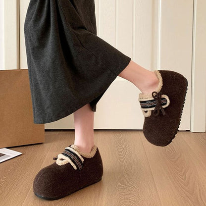 Damen Hausschuhe Weich Plüsch Warm mit modischem Design