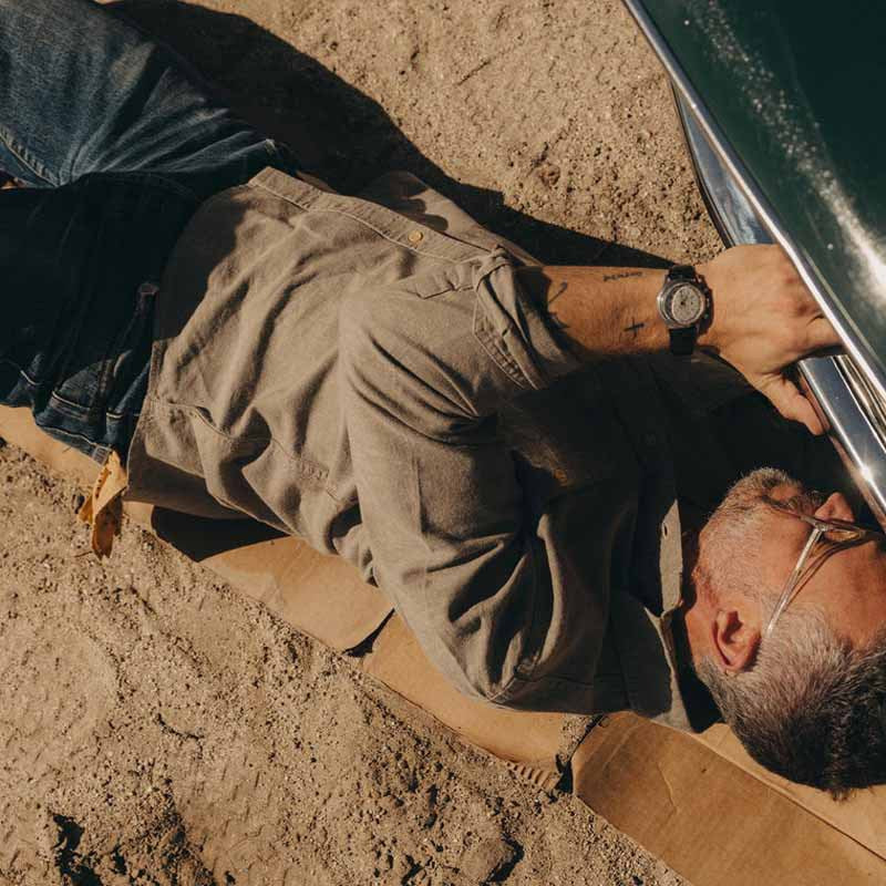 Herren Langarmhemd Lässig Strukturiert Modern