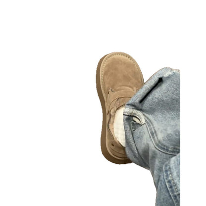Weiche Damen Hausschuhe Veloursleder Bequem Warm