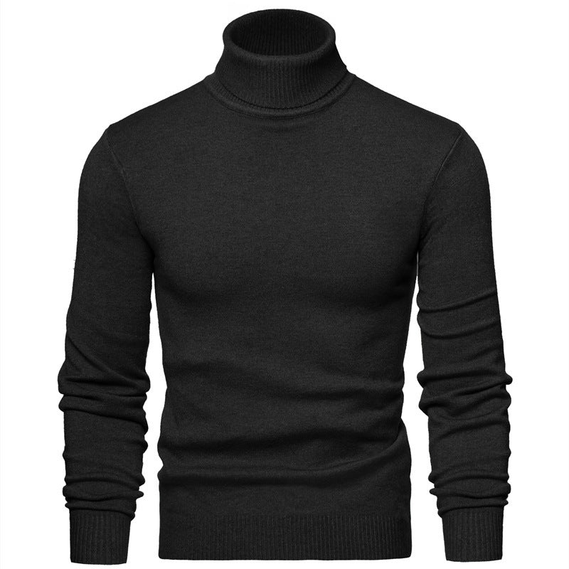 Herren Rollkragenpullover Weich Wolle Elegent Zeitlos