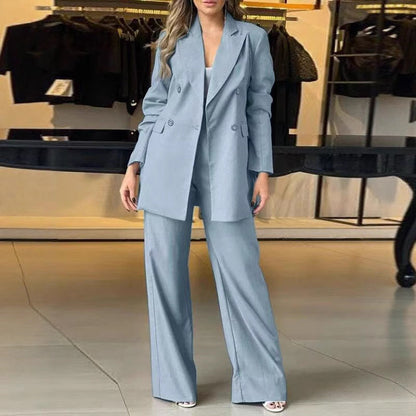 Damen Blazer Set Elegantes Business Outfit