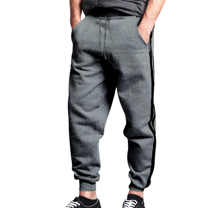 Herren Sporthose mit Kontraststreifen Modern Freizeit