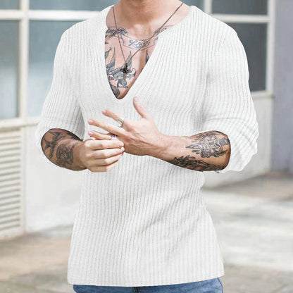 Herren Strickpullover V-Ausschnitt Modern Berlin