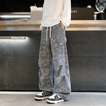 Praktische Utility-Hose Weit Bequem mit Taschen Unisex