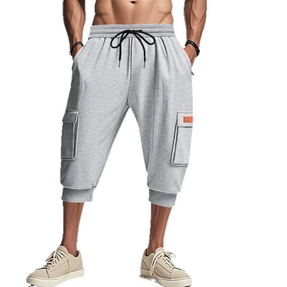 Herren Cargo Shorts Sportlich Elastisch Mit Vielen Taschen