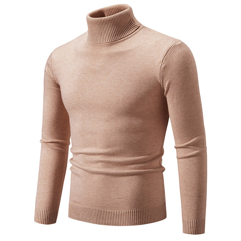 Herren Rollkragenpullover Feine Baumwolle Eleganter Style